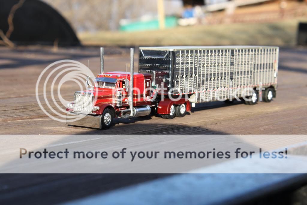 Darwin Hershbergers Peterbilt (cattle pot) Toy Farmin' LLC Presents